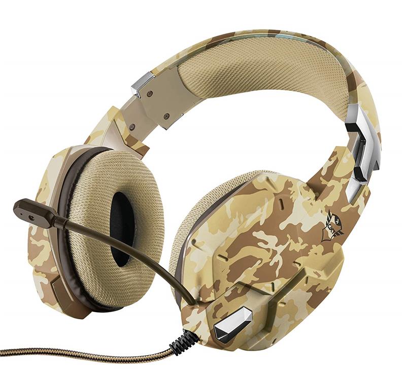 Trust Gaming - GXT 322D Carus Gaming Headset - desert camo